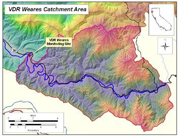 MS Weares Catchment Map